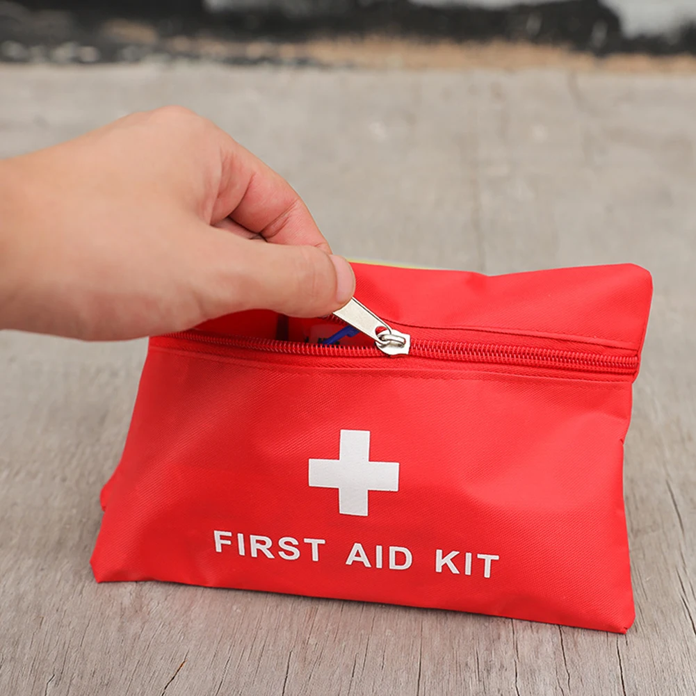 

Mini Medical Bag Portable Emergency Medicine Storage Bag Small First Aid Kit Empty Bag for Emergency at Home Office Car Outdoors
