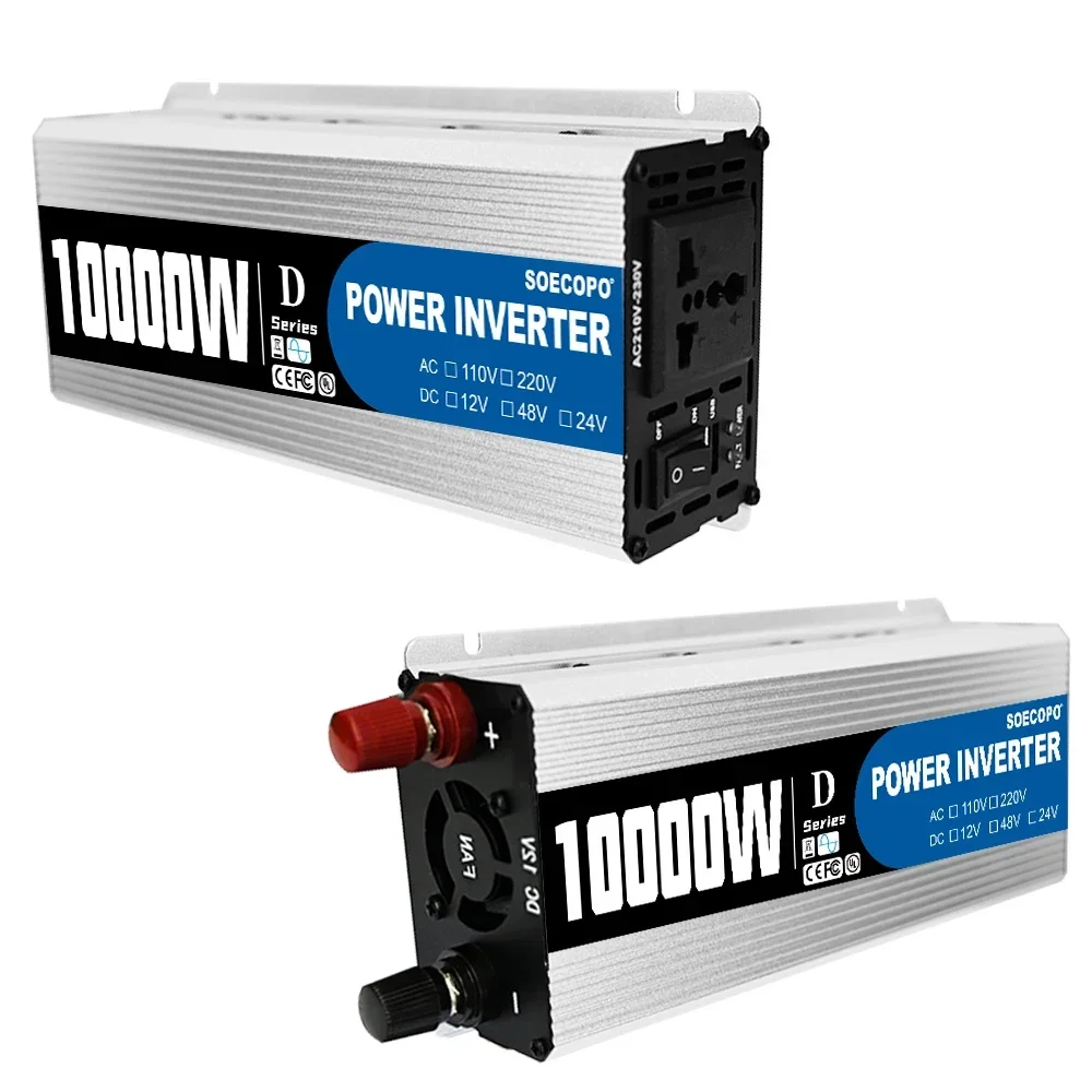 (الأسهم الأمريكية) SOECOPO 10000 واط نظام محطة الطاقة الشمسية 800 واط لوحة 100A تحكم 12 فولت إلى 110 فولت العاكس للتخييم RV المنزل