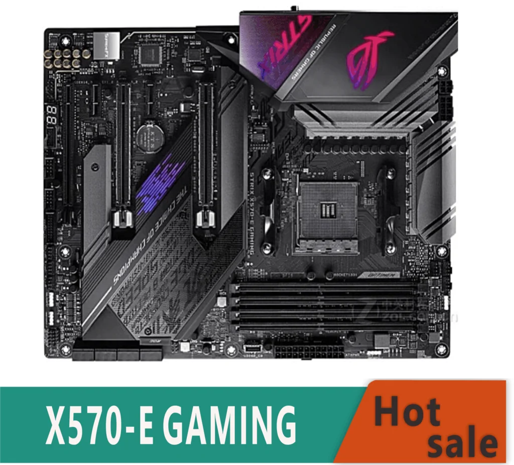 Desktop Motherboard For ROG STRIX X570-E GAMING Socket AM4 DDR4 128GB M.2 PCI-E 4.0 R7 R5 R3 Cpus HDMI USB3.2