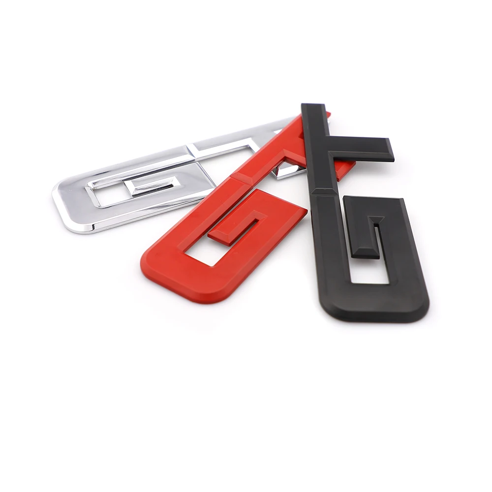 

3D Metal GT Car Rear Trunk Emblem Sticker Accessories Car Tools Suitable for All Models Decoration Car Accessories Stickers