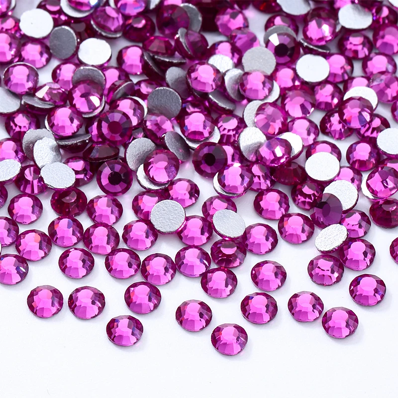 Nail Art Fuchsia - Ducrystal Fuchsia Kleber auf Kristallen Strass