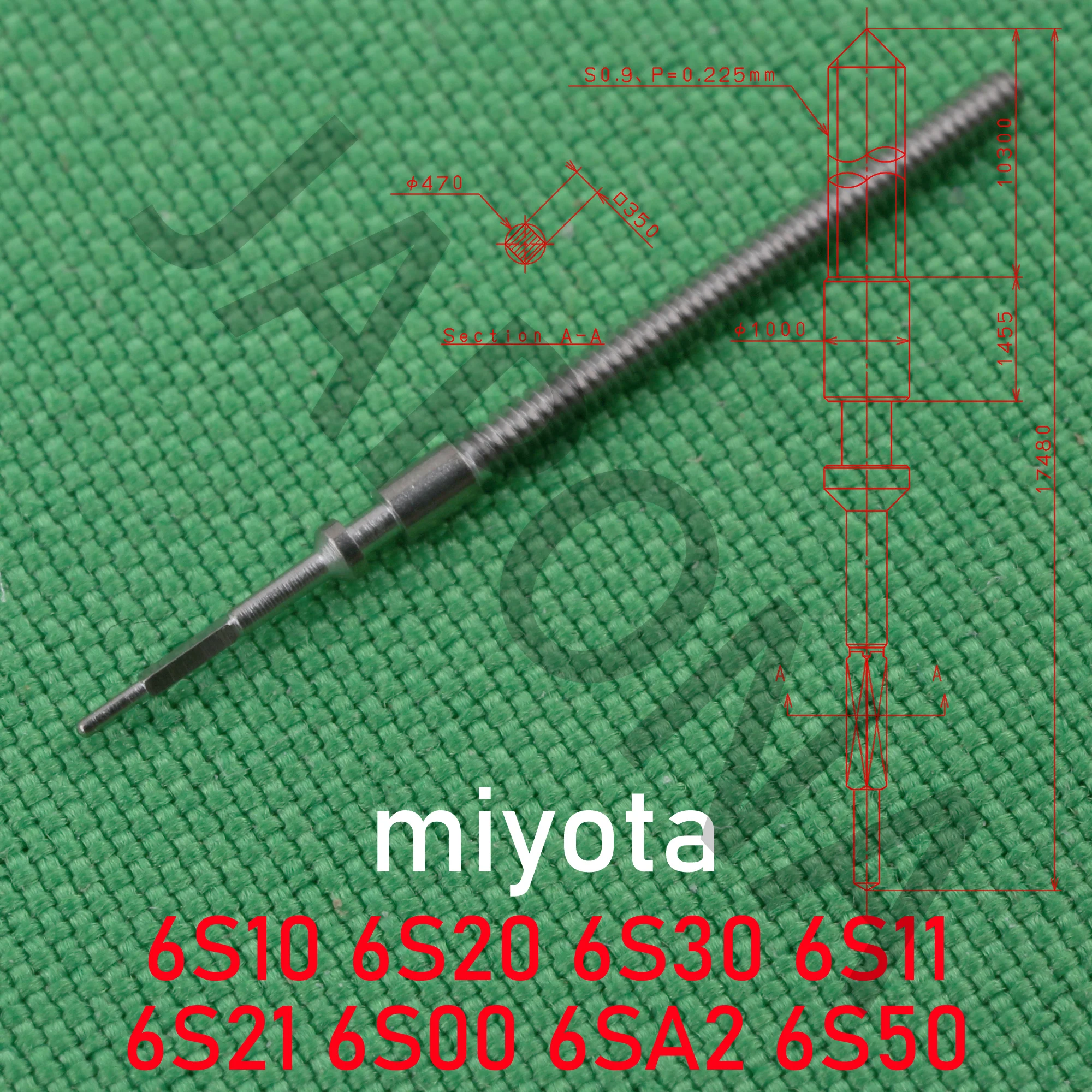 MIYOTA stem 6s stem 6S10 stem 6S20 stem 6S30 stem 6S11 stem 6S21 stem 6S00 stem 6SA2 stem 6S50 stem movement setting stem