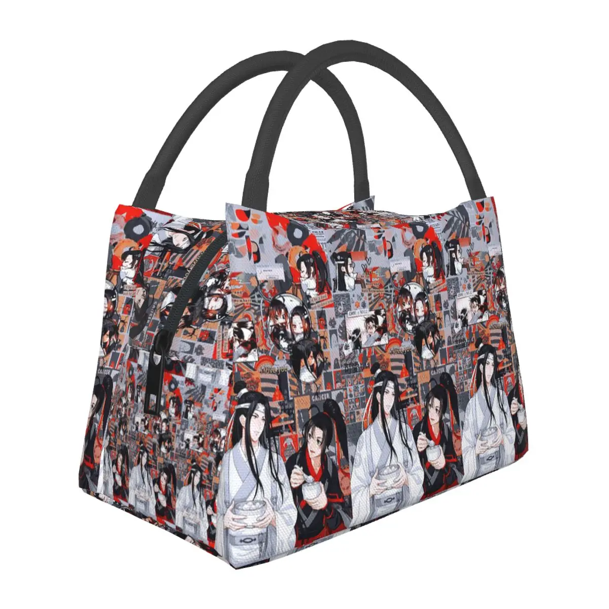 

Термосумка для обедов The Untamed WangXian Bunny Mo Dao Zu Shi для женщин, для хранения бенто-боксов, термоконтейнер для еды, сумка-холодильник