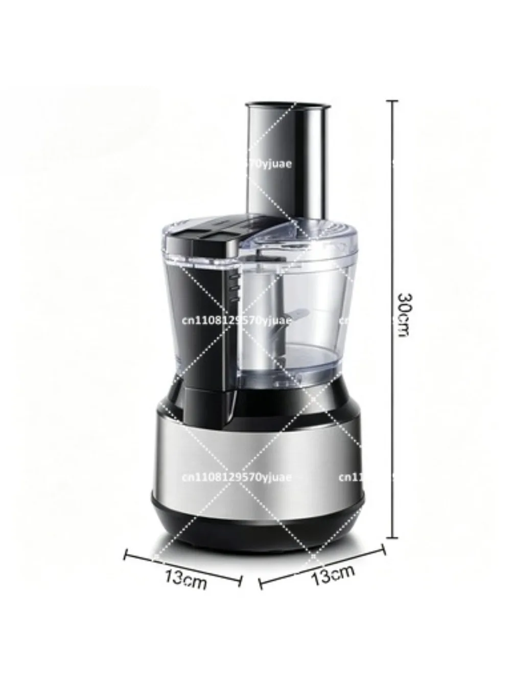 Household Electric Meat Grinder 0.75L Multi-functional Meat Stirring Shredding Slicing Cooking Machine Portable