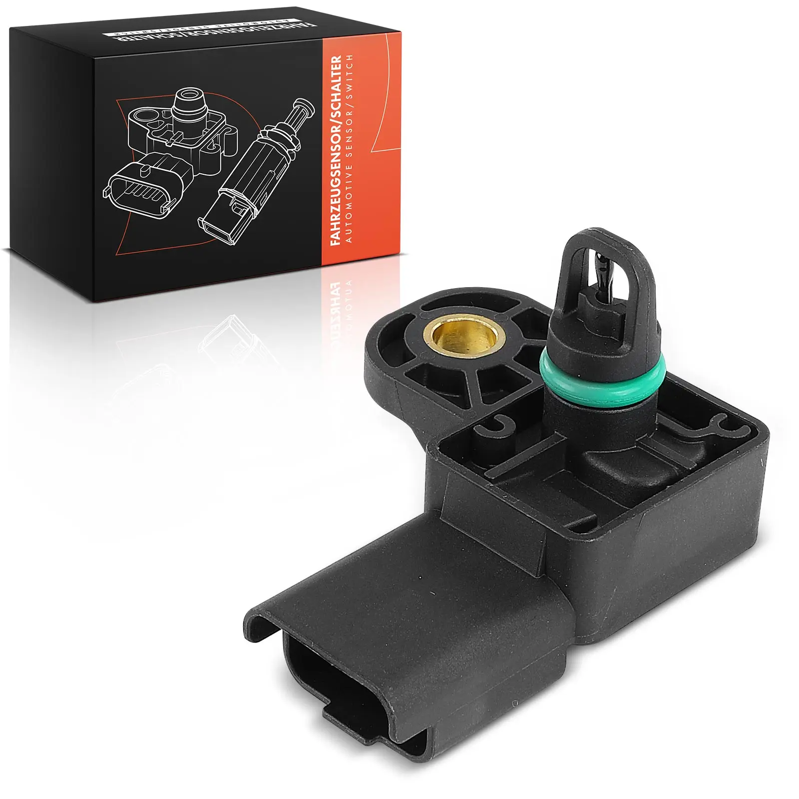 Frankberg 1x inlaatdruksensor voor Citroën C-Elysee C3 II C4 DS DS3 Peugeot 208 I 301 308 WG2042582 V22720178 823037