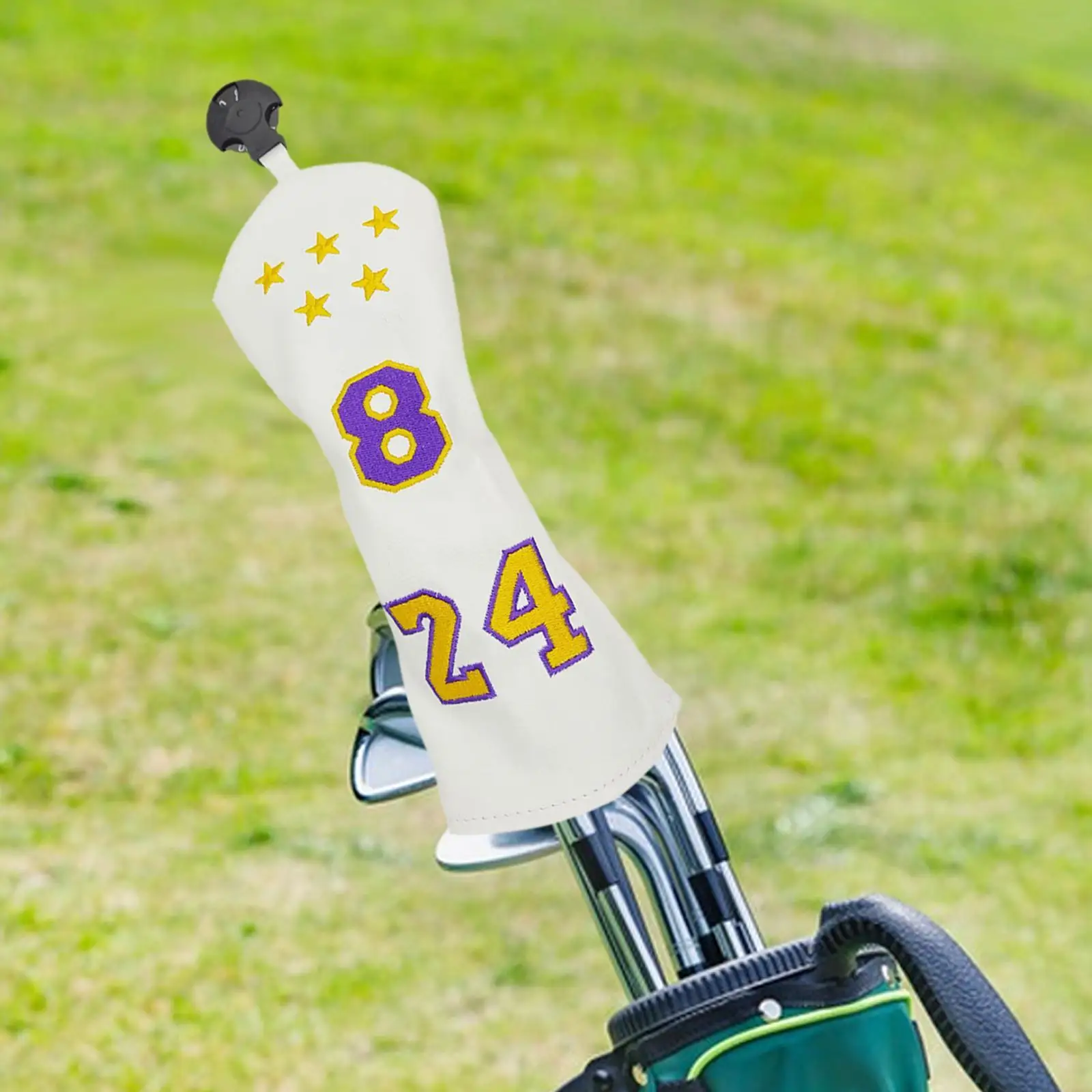 

Golf Mallet Putter Cover PU Leather Scratch Resistant Golf Club Head Cover