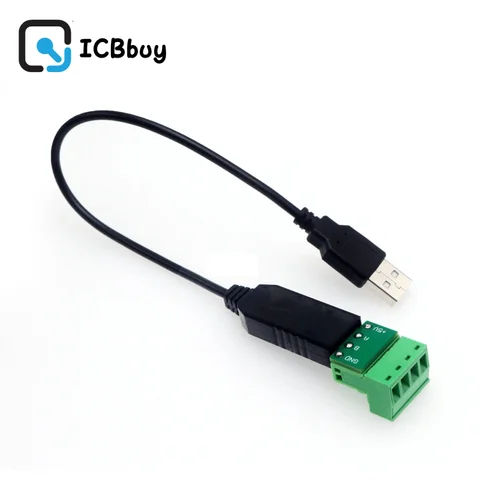 Convertidor RS485 a USB, protección mejorada, convertidor RS232 Compatible con el módulo de placa conector RS-485 A estándar V2.0