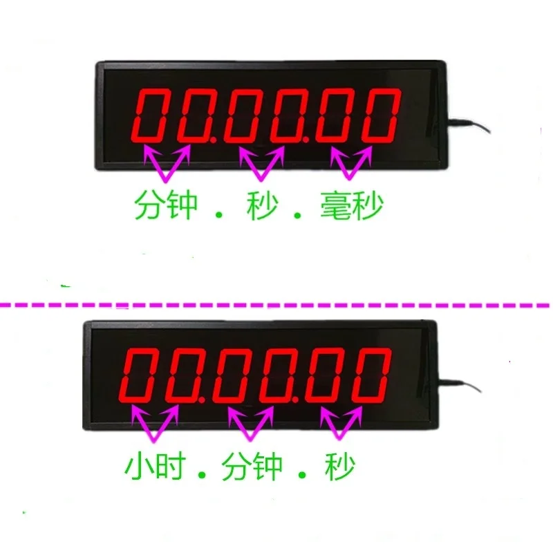 

Competition Timer Countdown Stopwatch Counter LED 6-digit Digital Display with Remote Control Training Special