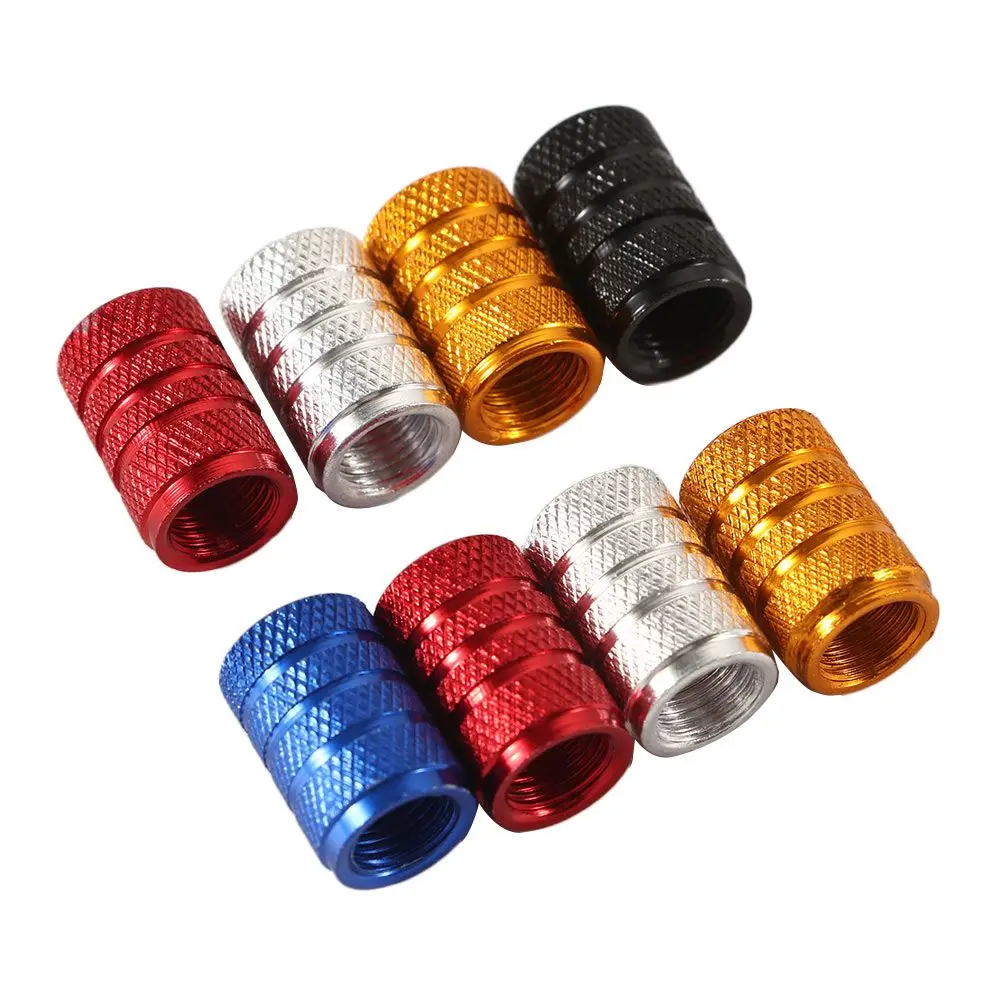 

4pcs Dustproof Tube Car Truck Bicycle Valve Caps Tyre Air Caps Valve Cover Car Wheel Tire Valves