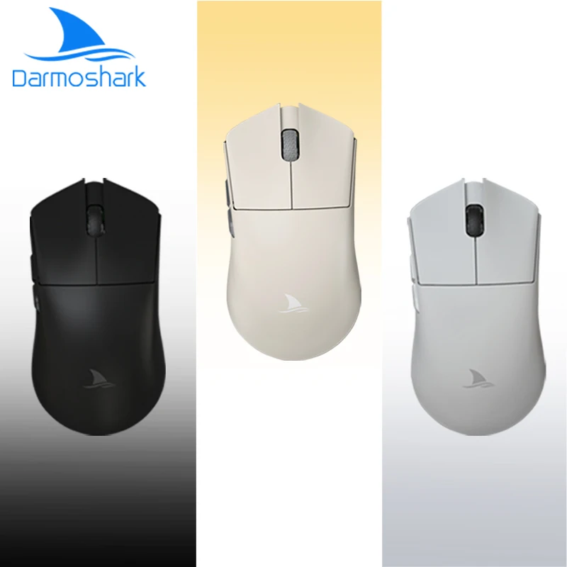 Darmoshark M3 2KHZ Wireless Bluetooth Gaming Mouse 26000 DPI PAM3395 TTC Golden Switch Mice For Computer Laptop PC Free Stickers