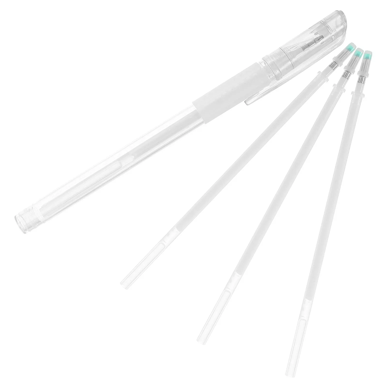 1Set Eyebrow Tattoo Positioning Pen Professional White Mapping Tool for Microblading Beginners Clear Visible Skin Marker Tattoo