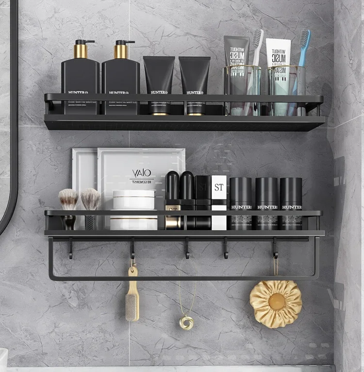 Bathroom shelves, non-perforated wall shelves, toilets, washbasins