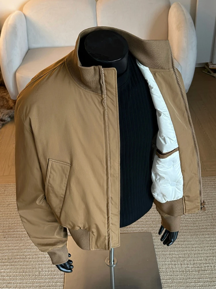 

Мужская утепленная зимняя куртка-пуховик Du Feather Flight из хлопка, теплая верхняя одежда в американском стиле