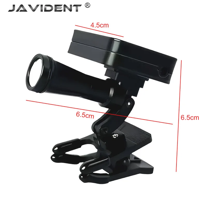 1Set Clip-On Dental Headlight: Magnetic Multi-Function LED Spotlight with Long Battery Life for Dental Instruments