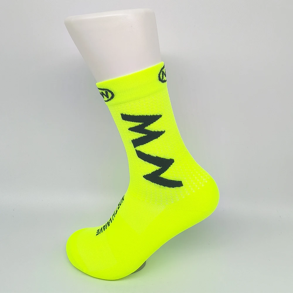 1 pair of Breathable New Football Men Women Anti-slip Soft Socks Running Soccer Basketball Cycling Sports Grip Socks