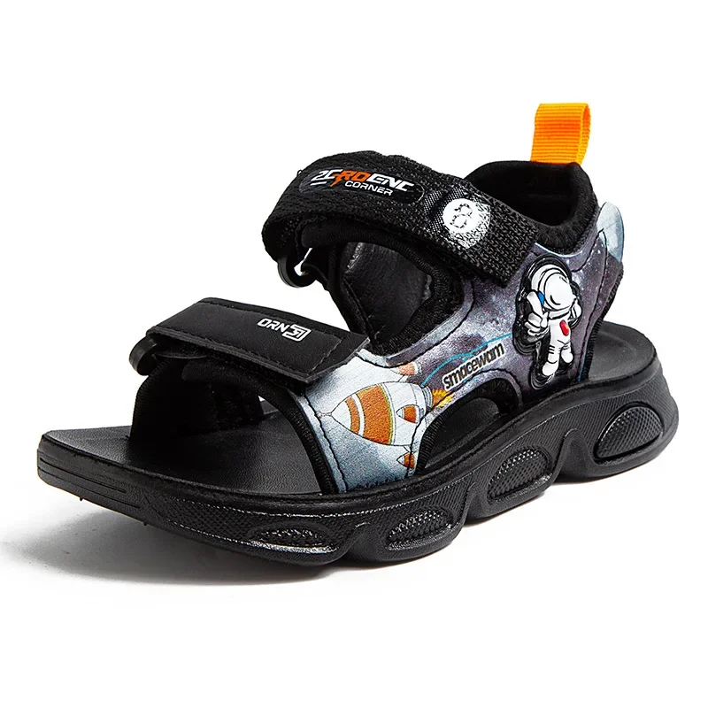 صنادل صيفية لعام 2025 أحذية شاطئ للأولاد مقاومة للاهتراء في الهواء الطلق أحذية رياضية كاجوال بنعل ناعم أحذية أطفال خفيفة الوزن #3