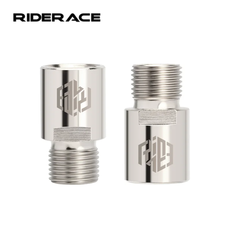 RIDERACE Fahrradpedalverlängerung, verlängerte Pedalabstandshalter, Fahrradpedalverlängerungen, Schraube 20 mm, passend für 9/16 Zoll Gewinde, für MTB, BMX, Rennrad