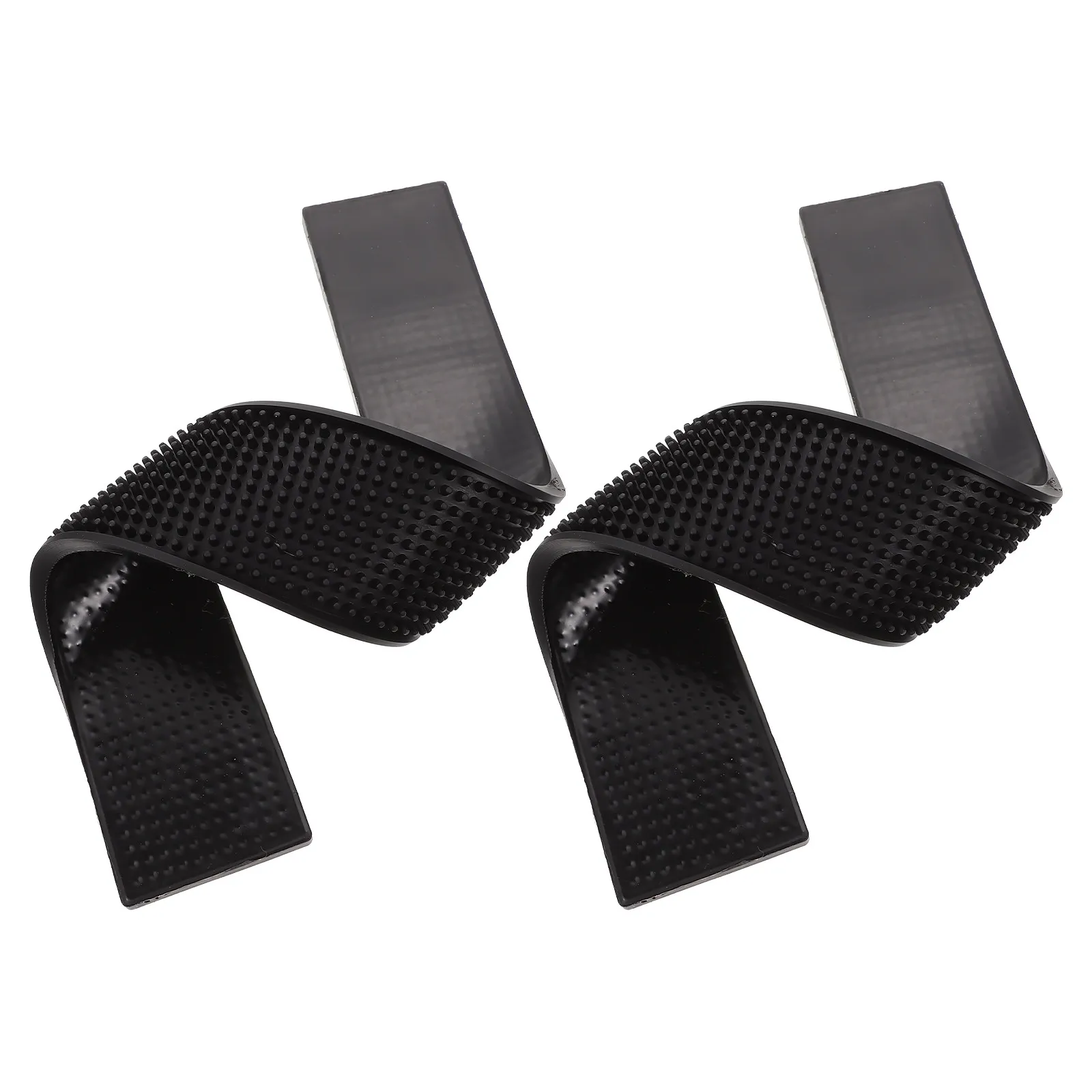 

1Set Non-Slip Bar Mat Heavy Duty PVC Spill Mat Black Thick Bar Service Counter Pad Protect Glasses Kitchen Tableware Drain