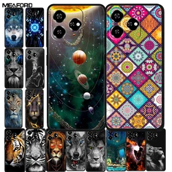 For ZTE Axon 60 Case Animals Cool Wolf Silicone TPU Soft Bumpers On for ZTE Blade V60 / Axon60 4G Z2356 Protector Covers Capa