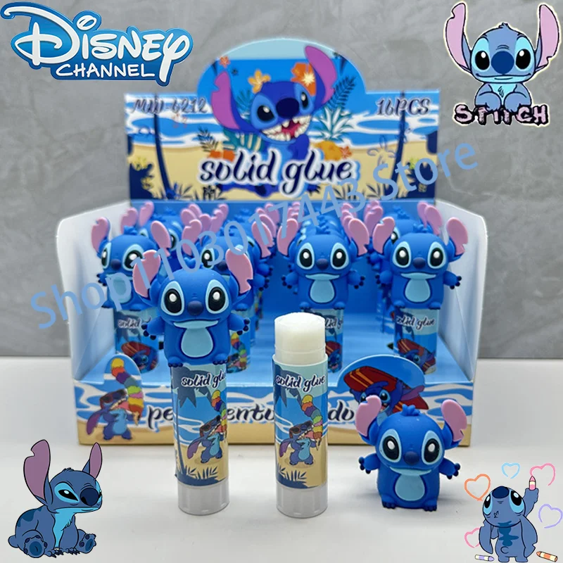 

1/4Pcs Disney Stitch Solid Glue Cartoon DIY Handmade Rotating Glue Strong Viscosity Student Stationery School Supplies Glue Guns