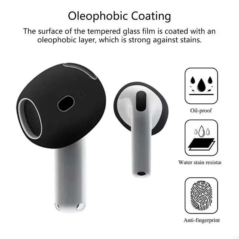 J1HD 3SET SOLT SILICONE SEALEVES ปลอกหูปิดหูฟังสำหรับพ็อด 4 เคส