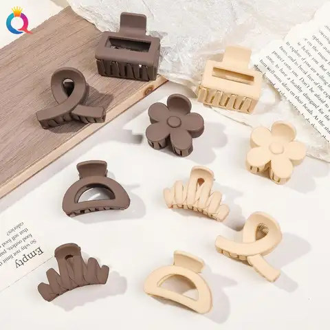 महिलाओं और लड़कियों के लिए 5 पीस छोटे फूल बाल पंजा क्लिप, मैट आयताकार जबड़े क्लिप, पतले बालों के लिए अर्धवृत्त बैरेट 10 best sales पंजा क्लिप मुफ़्त शिपिंग - №2