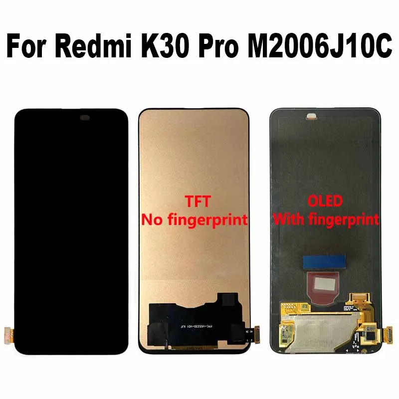 For Redmi K30 Pro M2006J10C LCD Display Touch Screen Digitizer Assembly For Redmi K30 Pro Zoom