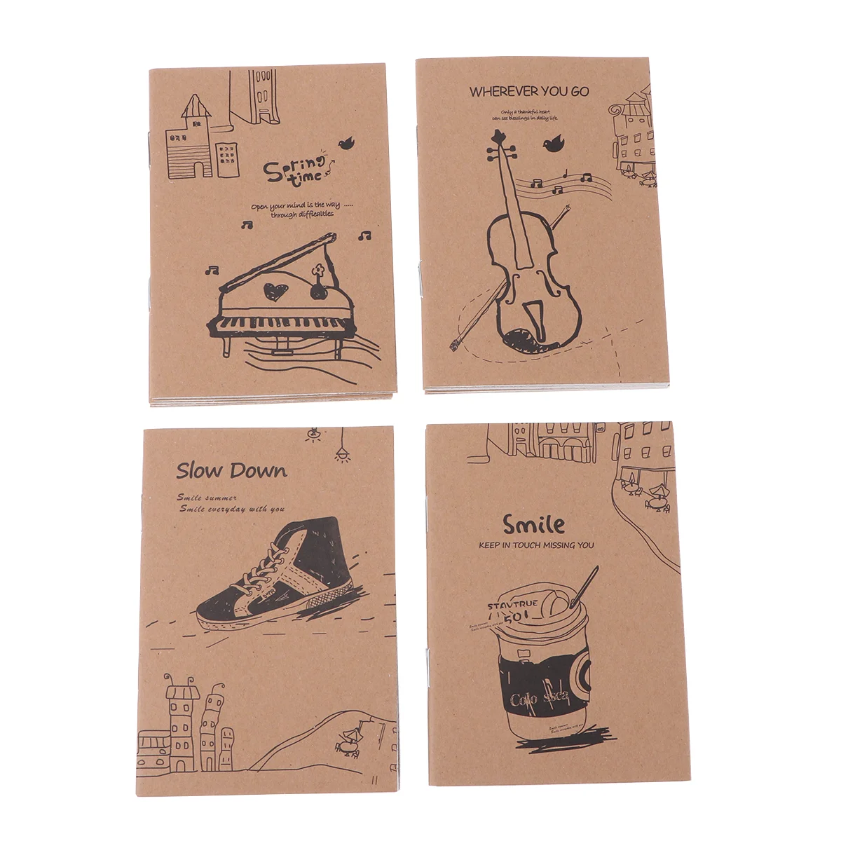 20 Pcs Small Notebooks Students Stationery Mini for Lined Journal