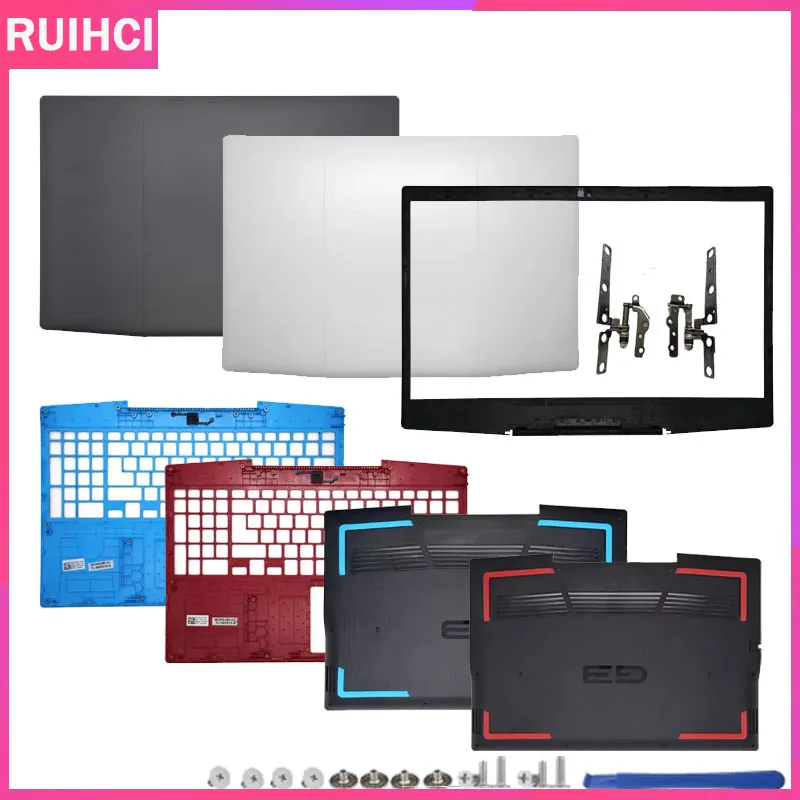 

Для Inspiron G3 15 3590 300, новая задняя крышка ЖК-дисплея для ноутбука/передняя панель/петли, верхняя крышка корпуса экрана, верхняя крышка, синий, красный