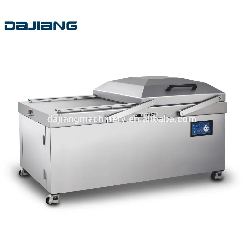 

DZ-600-2S DAJIANG Double Chamber Tabletop Food Packing Fresh Fruit Vegetable Vacuum Packaging Sealing Machine