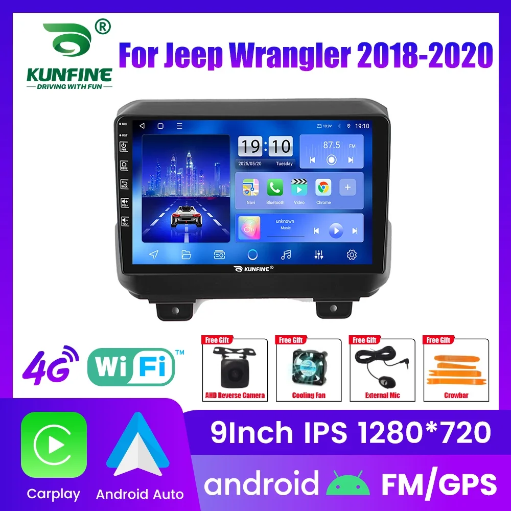 

Автомагнитола Android для Jeep Wrangler 2018-2020, 2DIN, 8-ядерный процессор, GPS-навигация, IPS-экран, поддержка CarPlay и Android Auto