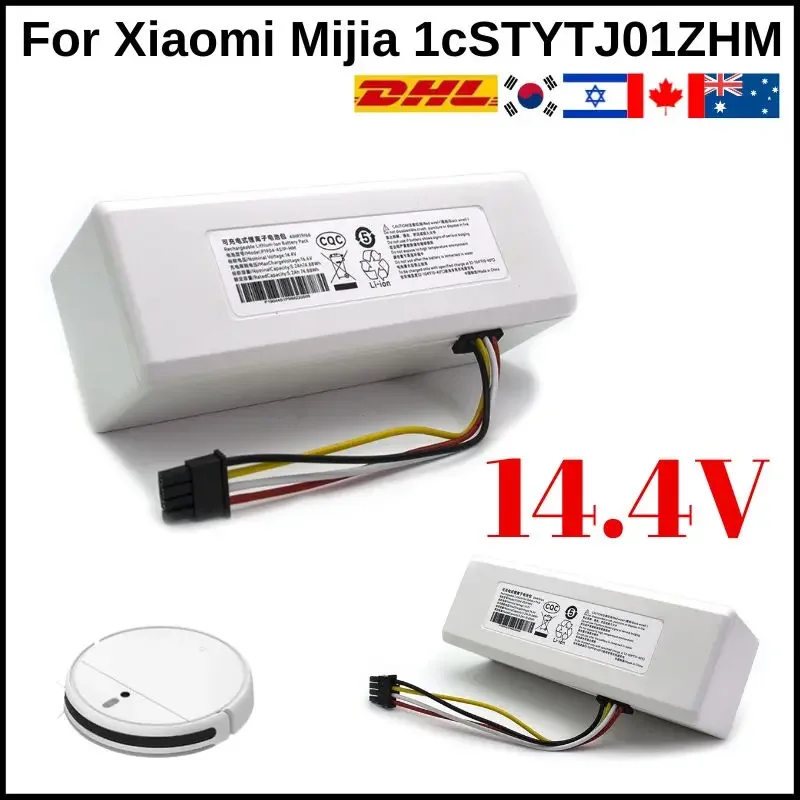 

14,4 В 12800 мАч P1904-4S1P-MM аккумулятор для Xiaomi Mijia 1C STYTJ01ZHM робот-пылесос, швабра, аксессуары, запчасти