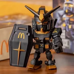 Black Gold Gundam Co-Branded Angus Action Figure Original Mech Toy Model Bestselling Decor