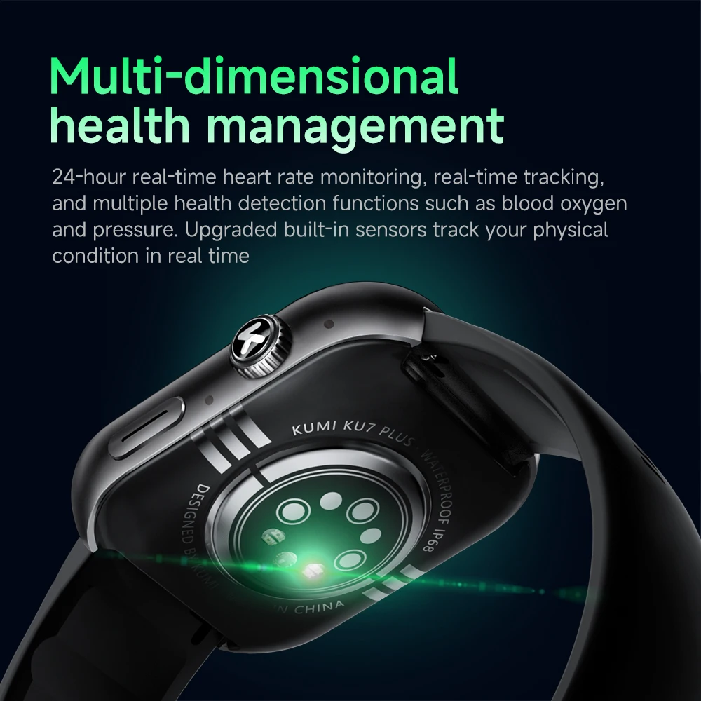 Original KUMI KU7 Meta & Plus Smart Watch image 4