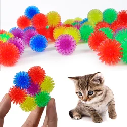 12/24PCS Bayberry Ball Hedgehog Mini Massage Ball For Yoga Foot Massage Ball Vent Decompression Soft Teasing Cat Teaser Toys