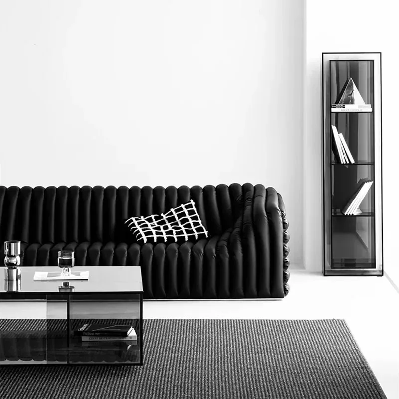 

Living room vintage clothing store photography studio Bauhaus sofa