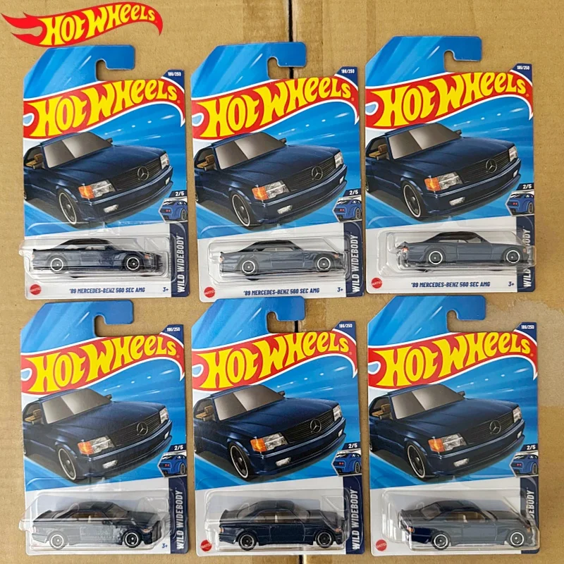 

Hot Wheels 89 Mercedes Benz 560sec Amg Diecast Car 1 64 Wild Widebody Series 186 250 For Car Model Collectors Kids Collection