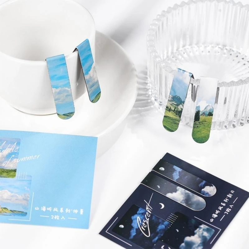 Pagina magnetica Marker Chinoiserie Bookmarks Pagina magnetica Clip lettura