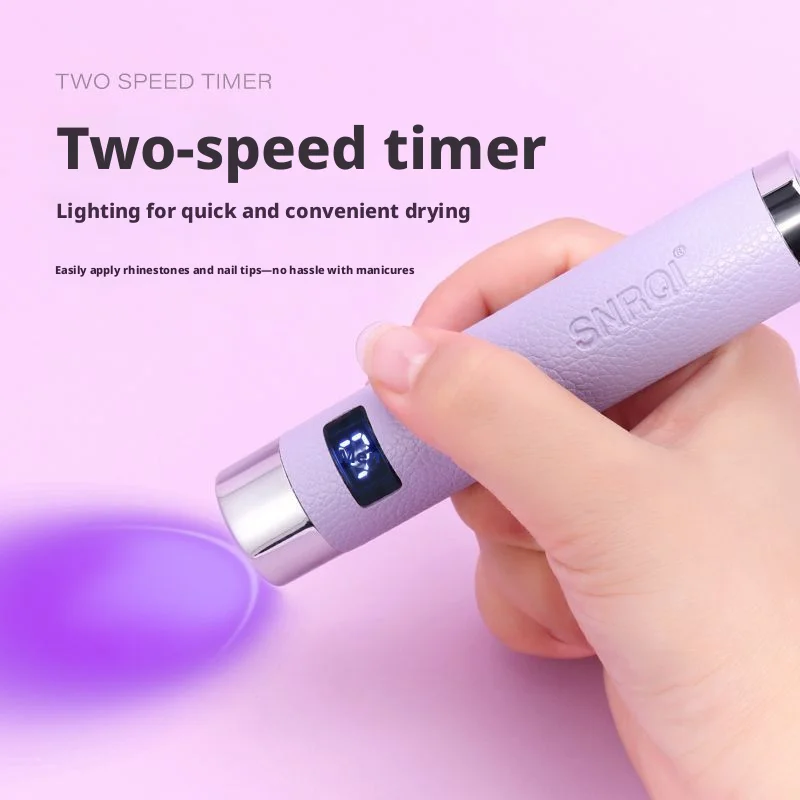 Shineknot Portable Nail Lamp Ai Intelligent Sensing Handheld Nail Polish Oil Adhesive Patch Baking Lamp With Bracket