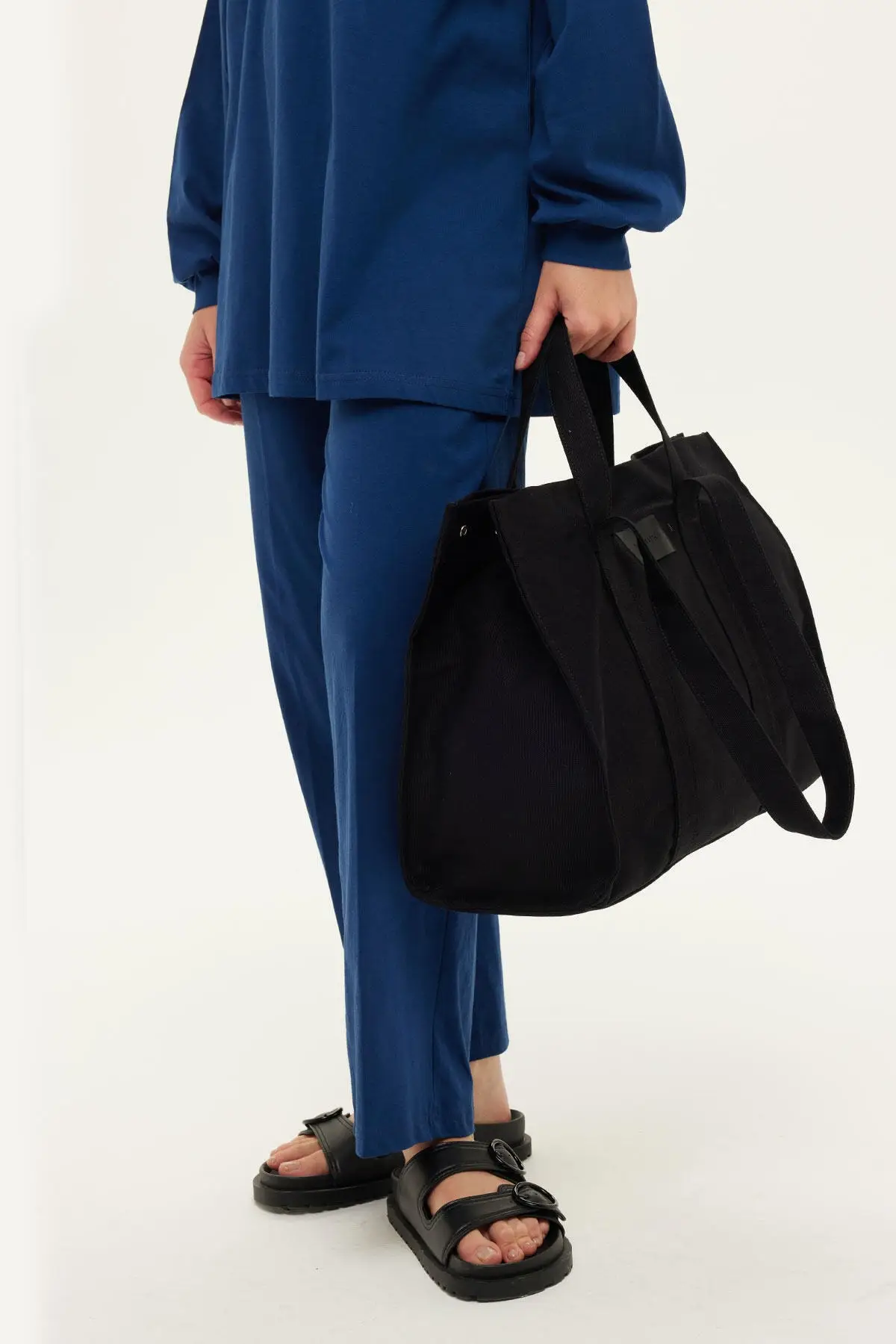 Manuka Canvas Strandtas Zwart