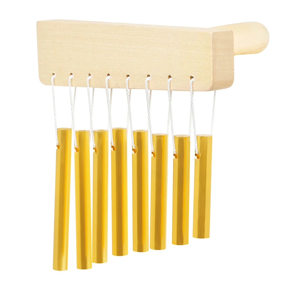 

8-tone Aluminum Tube Percussion Wind Chime Purple Kids Music Teaching Aid Toy Instrument Bell Arrangement Children Percussion