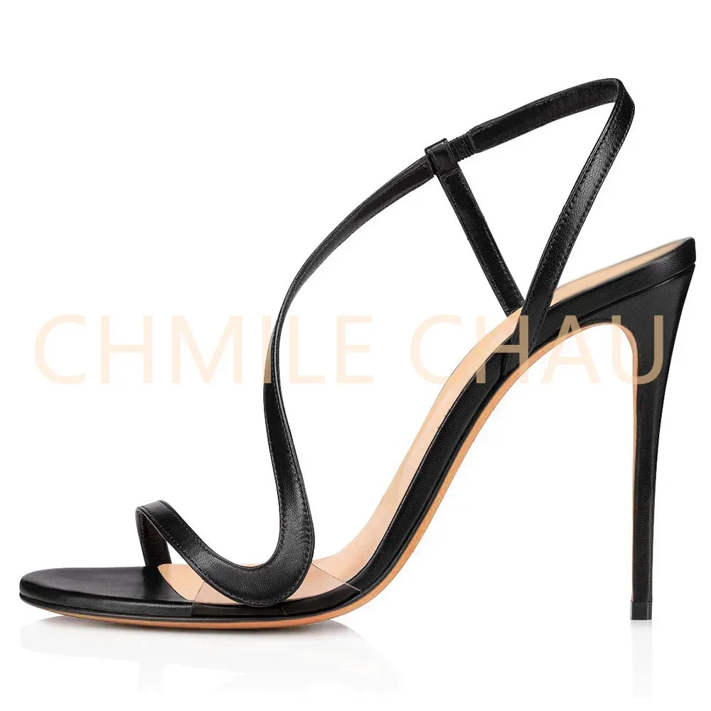 

【Measure your feet length before order】Women Stiletto High Heel Fetish Luxry Designer Sandals Evening Party Lady Shoes 2-CHC-30