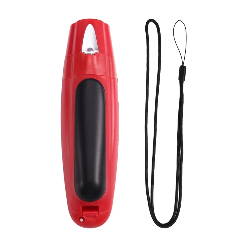 Three-Pitched Decibel Electronic Whistle Referee Pigeon Training Survival Anti-Wolf Whistle Rechargeable Red
