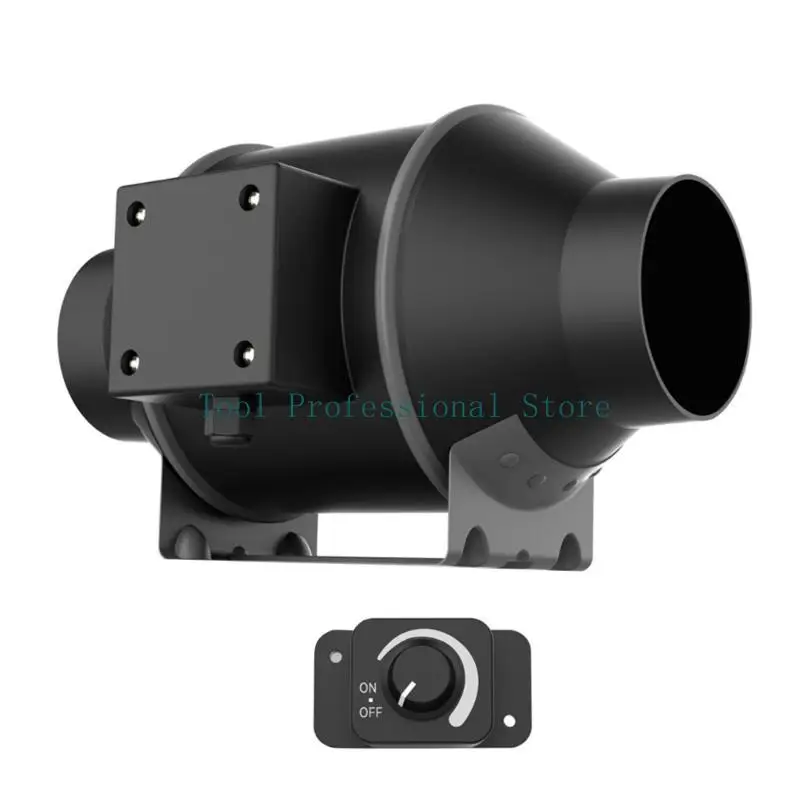 

57QF Вытяжной вентилятор для труб Вентилятор для бытовой вытяжной вентиляции для труб 4 дюйма 6 дюймов