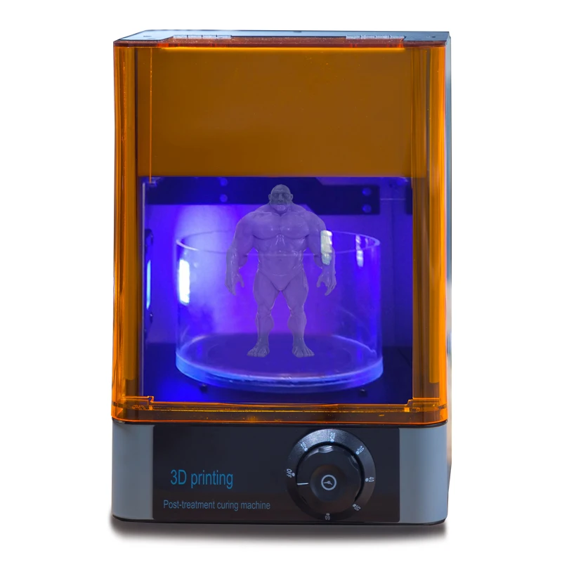 Best Sales resin 3D print curing chamber NEWEST Efficient UV CURING Box for your DIY LCD/SLA/DLP 3D printer