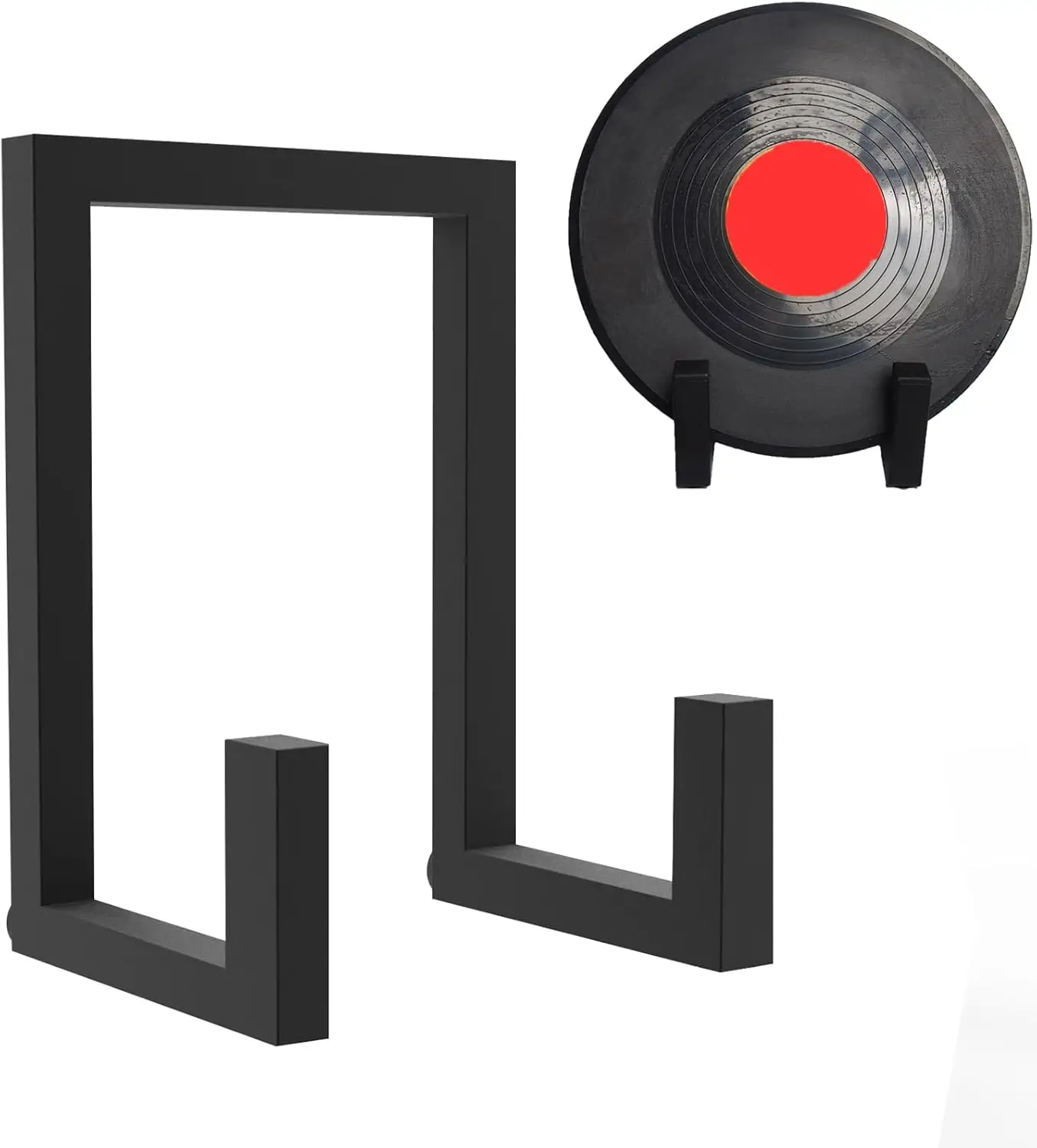 

8-inch Metal Easel Display Stand for Vinyl Records, Retro Style Album Holder, Iron Picture Stand