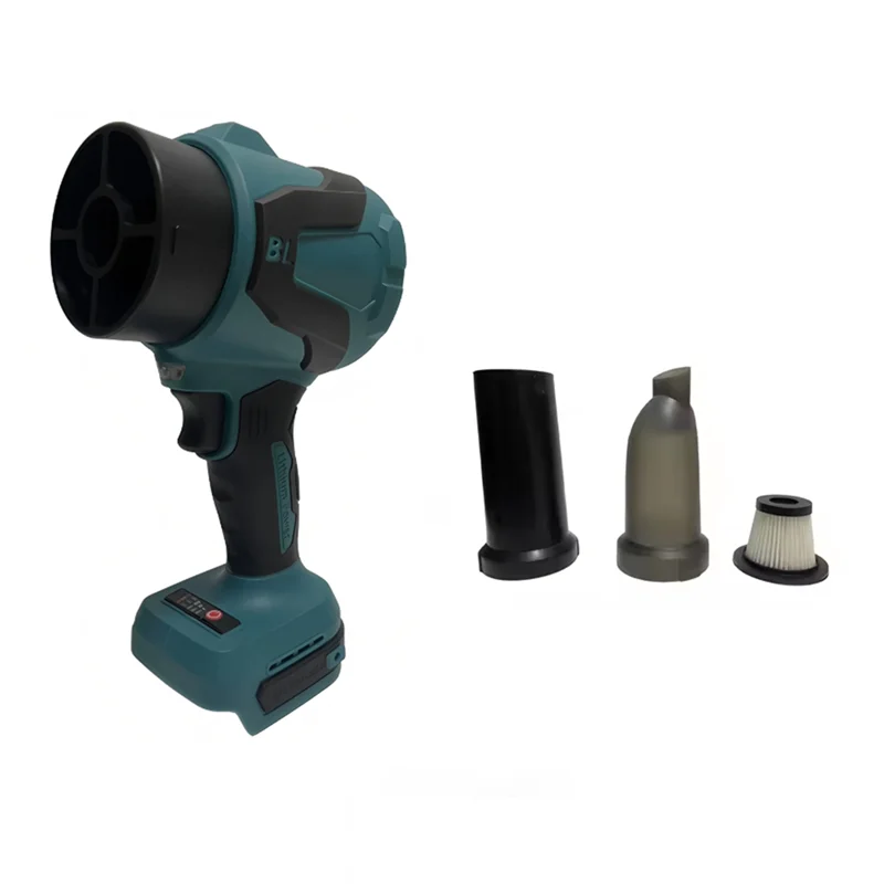 A92P Cordless Air Duster 3-Gears Brushless Turbo Blower Vacuum Cleaner Floor Carpet Car Power Tool For 18V Battery