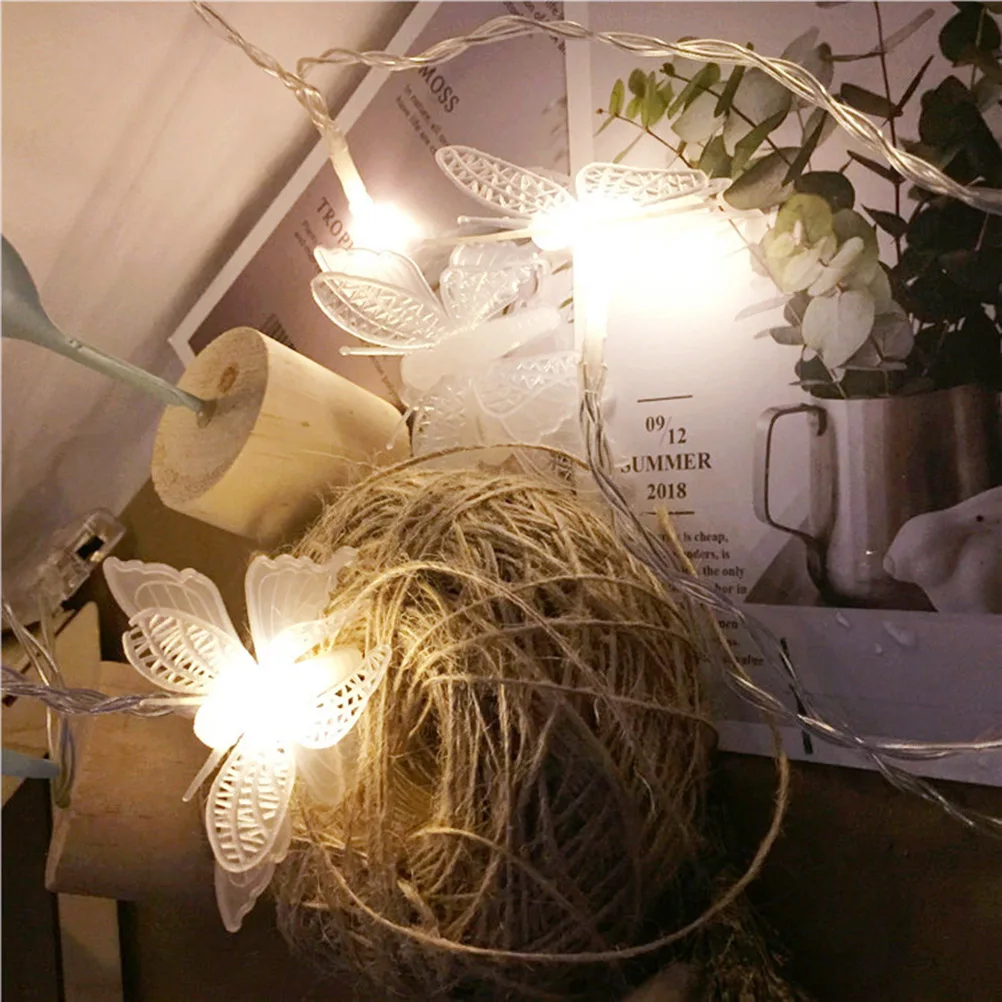 

Butterfly String Warm White Led Fairy For Home Garden Party Wedding Decoration String Party Lights Garden Lights