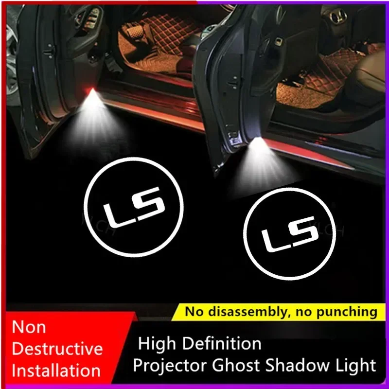 

Led Car Door Welcome Light Warning Light for Lexus LS Badge 2005-2024 LS300 LS400 LS500 LS600 LS460 Auto Decorations Accessories