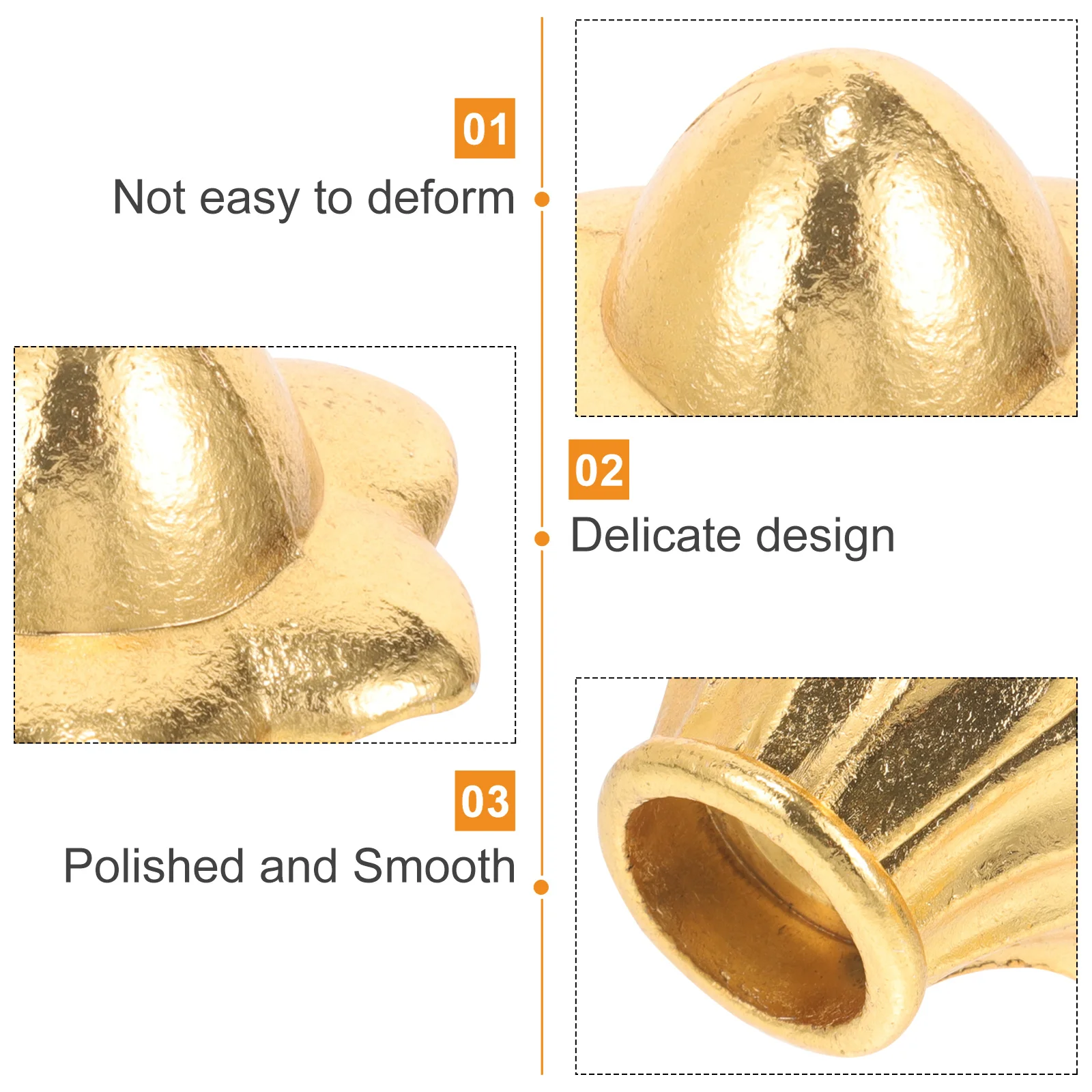 4 قطعة مصباح للزينة Finials أرضية معدنية مكتب الجدول مصباح قبعات نهائية تصميم أنيق فريد ل عاكس الضوء العلوي Finials للمصابيح